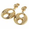 gold earrings made of stainless steel